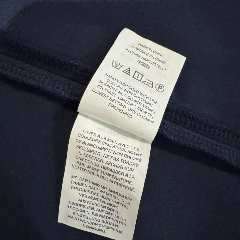 New J Crew Nautical Skirt Navy‎ Blue Ponte A-line size Anchor Buttons 8 - Picture 8 of 9